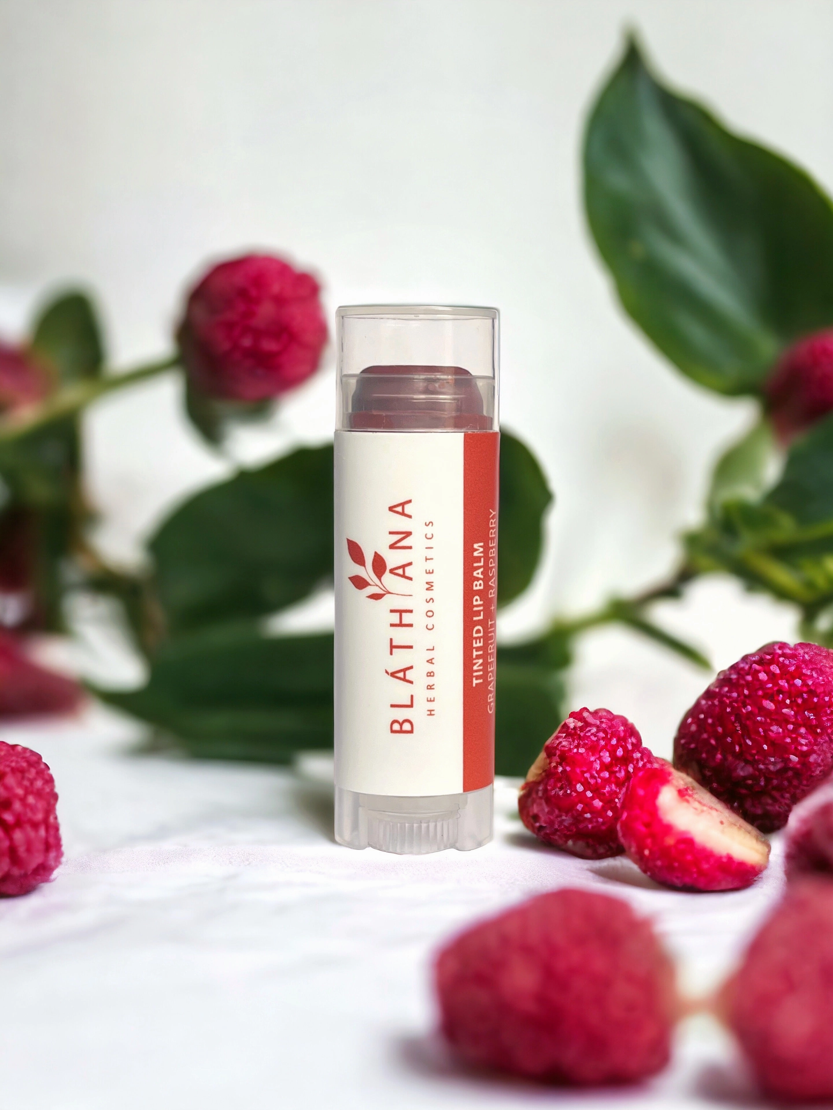 TINTED LIP BALM - GRAPEFRUIT   RASPBERRY