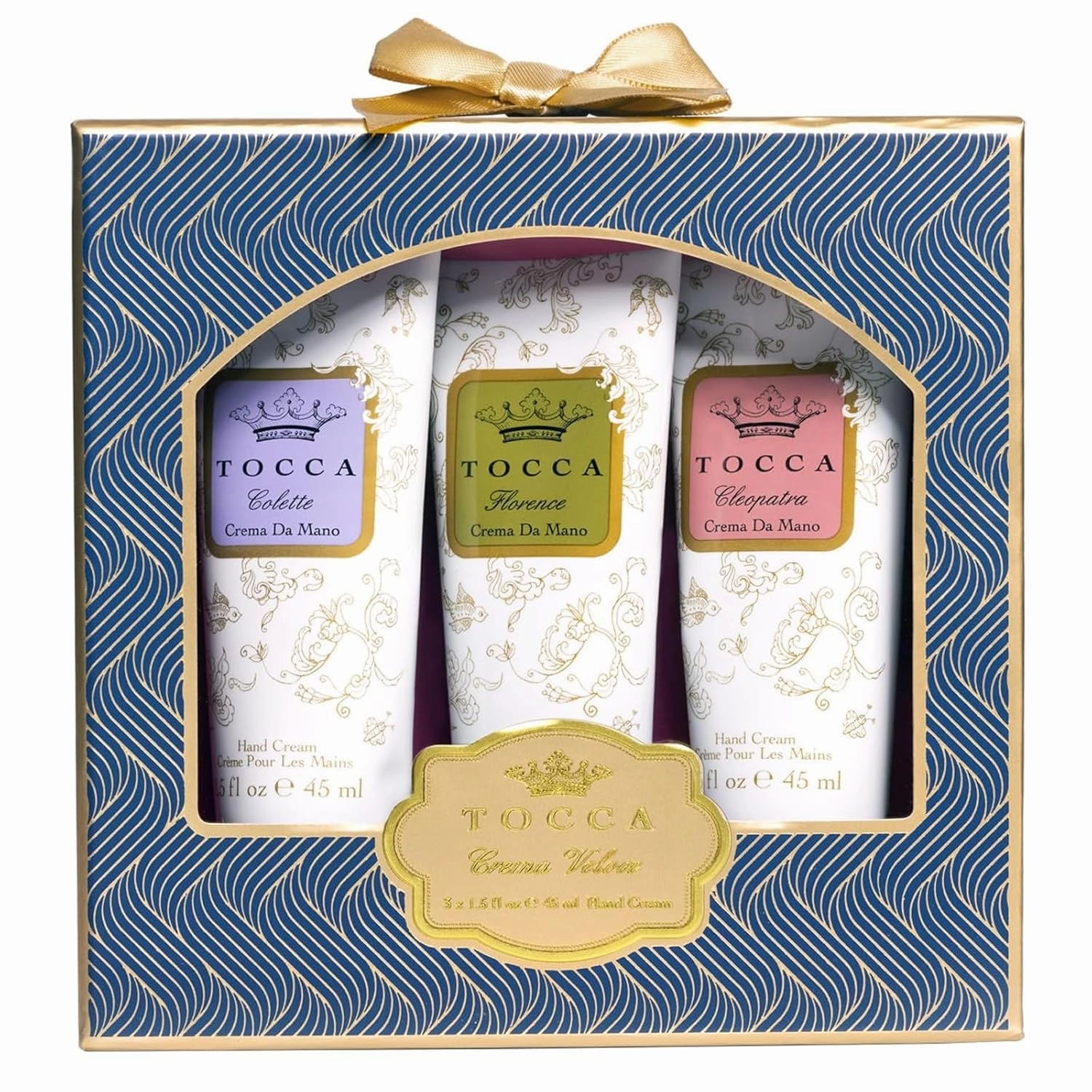 Tocca Wonders Collection - Crema Veloce Hand Cream Gift Set of 3, 1.5 Oz Each - Includes Florence, Cleopatra and Colette