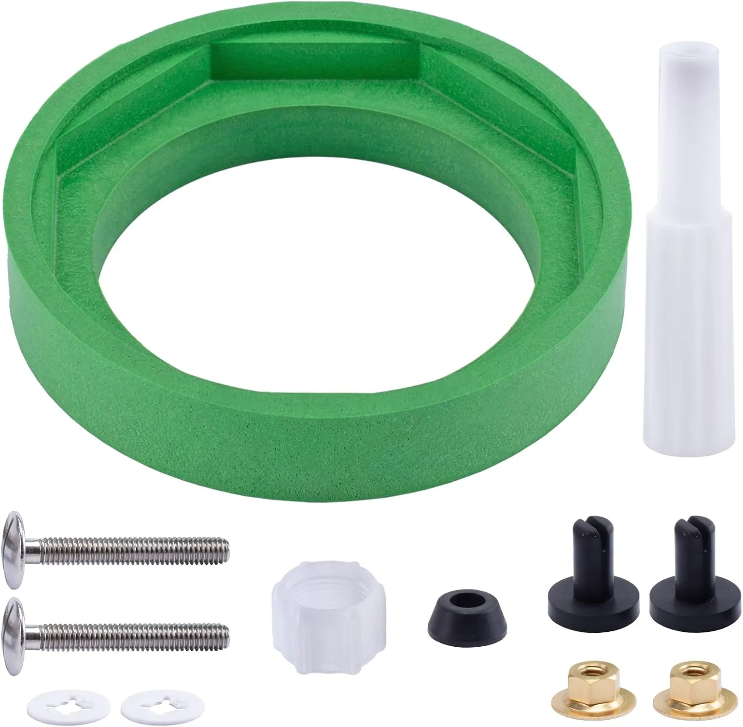 Toilet Tank to Bowl Gasket Kit for American Standards Toilet Part Champion 4 AS738756-0070A, 3 Inch Toilet Tank Replacement Kit Includes Gasket & Bolt Kit with Handle