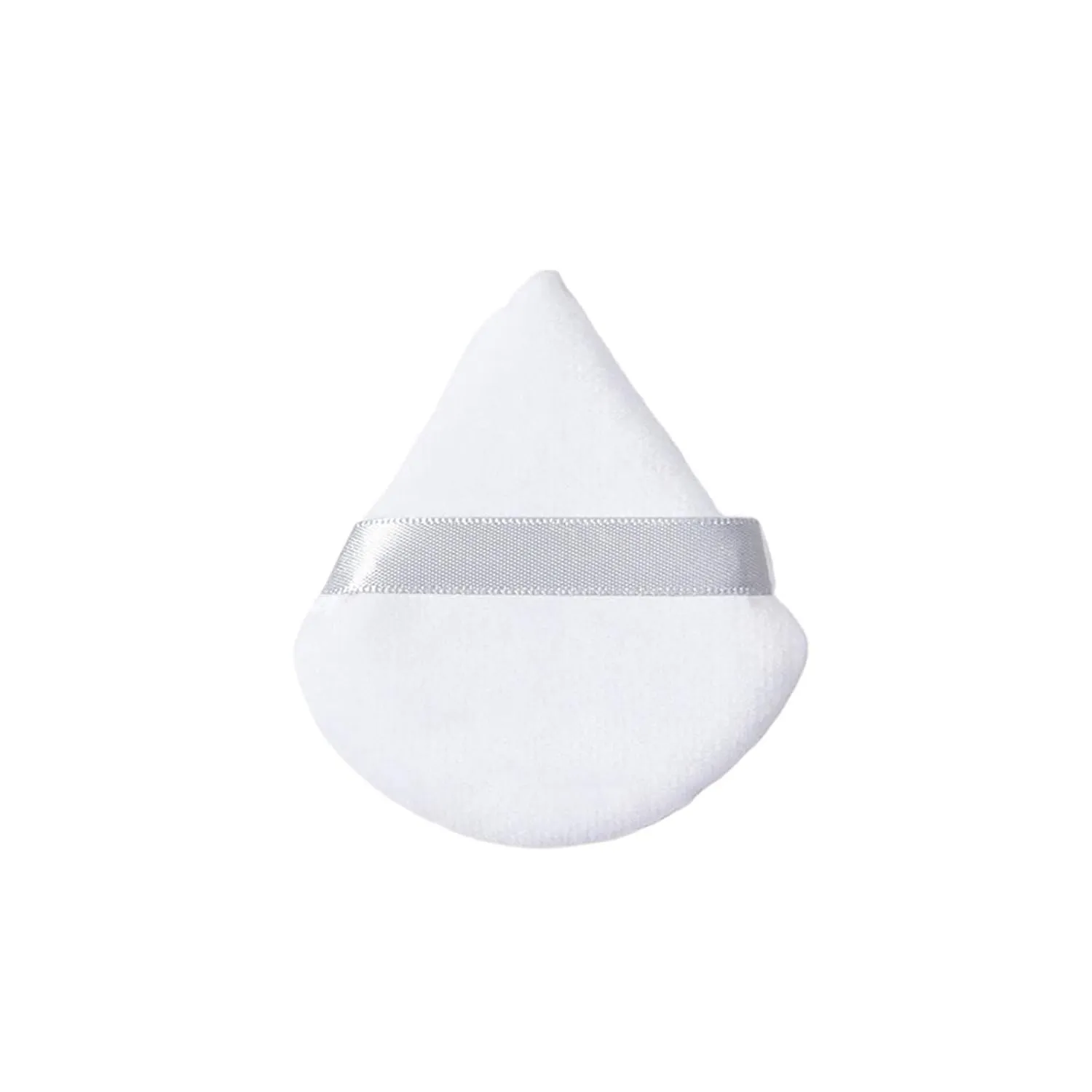 Triangle powder puff, soft sponge, velvet foundation make-up puff, makeup, eye contour, cosmetic shadow, washable, 1 piec(White-1pcs)