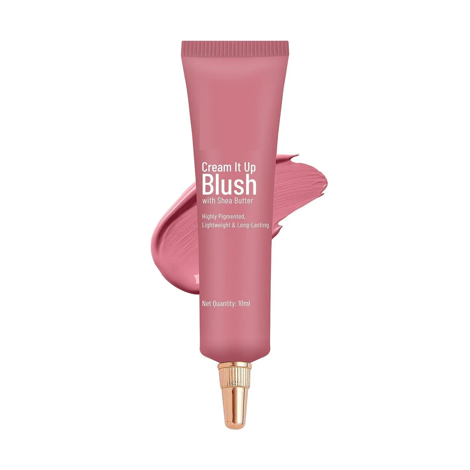 Tubees Cream It Up Blusher | Highly Pigmented | Long-lasting | Buildable & Blendable | All Skin Types | Shade- Cheek-O-Pink, 10ml