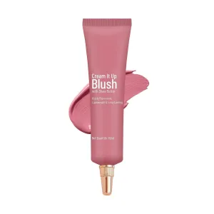 Tubees Cream It Up Blusher | Highly Pigmented | Long-lasting | Buildable & Blendable | All Skin Types | Shade- Cheek-O-Pink, 10ml