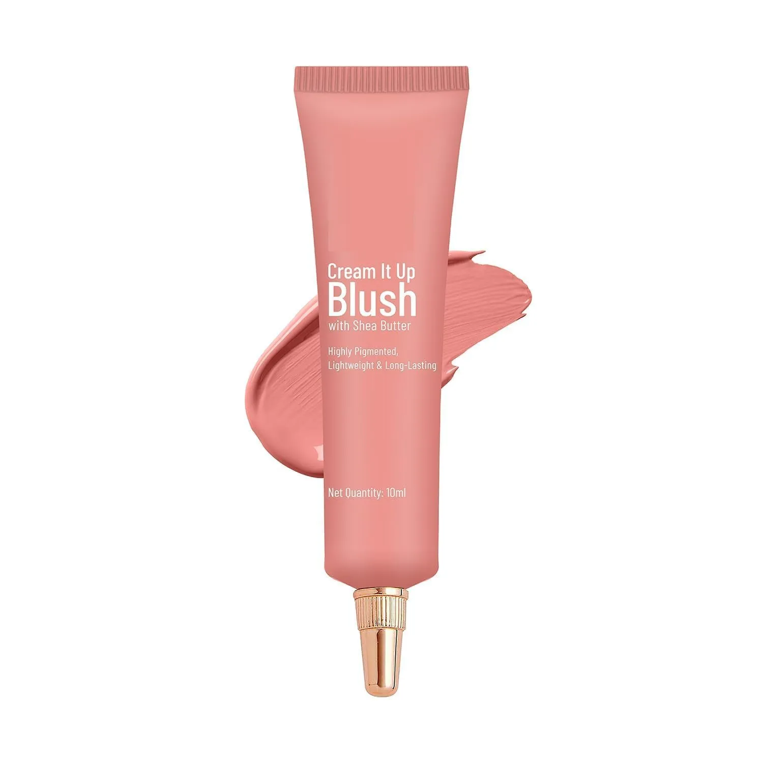 Tubees Cream It Up Blusher | Highly Pigmented | Long-lasting | Buildable & Blendable | All Skin Types | Shade - Natural Flush, 10ml