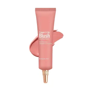Tubees Cream It Up Blusher | Highly Pigmented | Long-lasting | Buildable & Blendable | All Skin Types | Shade - Natural Flush, 10ml