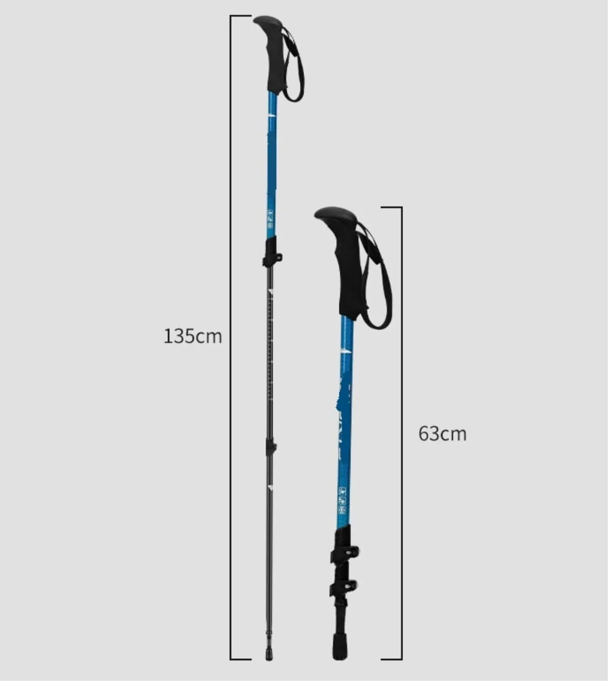 Walking Stick Hiking Poles Carbon Fiber Trekking Poles Telescopic Walking Sticks Ultralight Hiking Poles for Backpacking Hiking Gear Trekking Poles