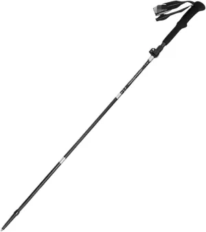 Walking Stick Hiking Poles Carbon Fiber Trekking Poles Ultralight Telescopic and Lightweight for Mountaining Backpacking Hiking Gear Trekking Poles, 125cm, Black