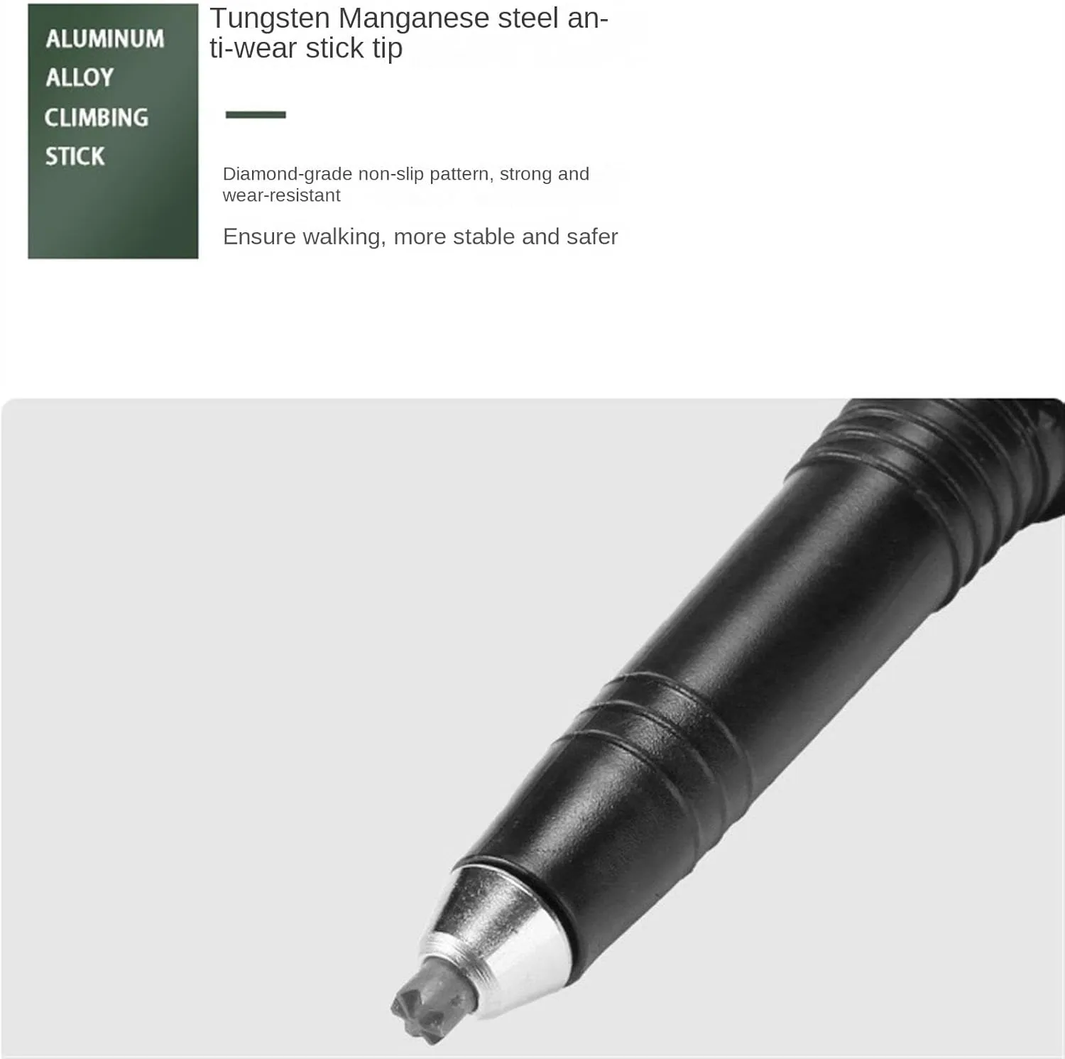 Walking Stick Hiking Poles Lightweight Anti Shock Hiking Walking Sticks Adjustable Trekking Pole for Camping Hiking Gear Trekking Poles